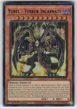 Yubel - Terror Incarnate BLC1-EN028 Ultra Rare Yu-Gi-Oh 1st Edition NM - Image 1