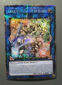 NM Yugioh Charmer Quartet in Bloom - BLZD-EN050 - Starlight Rare 1st Edition - Image 1