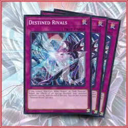 YuGiOh Destined Rivals x3 Blue-Eyes White Destiny SDWD - Image 1