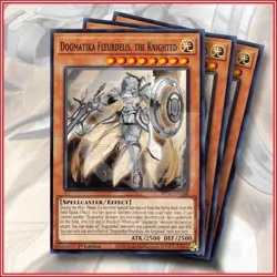 YuGiOh Dogmatika Fleurdelis, the Knighted x3 Structure Deck Albaz Strike SDAZ - Image 1