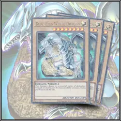 YuGiOh BLUE-EYES WHITE DRAGON x3 DUEL TERMINAL ULTRA PARALLEL RARE 1ST EDITION💎 - Image 1