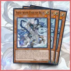 YuGiOh Sage with Eyes of Blue x3 | Blue-Eyes White Destiny SDWD - Image 1