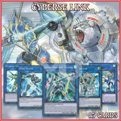 CYBERSE LINK DECK 15 Code Talker Elphase Rasterliger Shootingcode Lancer YuGiOh - Image 1