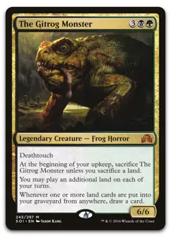 The Gitrog Monster #245 (LP) Shadows over Innistrad SOI Magic MTG - Image 1