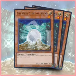 YuGiOh The White Stone of Legend x3 | Blue-Eyes White Destiny SDWD - Image 1