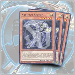 YuGiOh ARTIFACT SCYTHE x3 | GOOD SIDE DECK CARD | 1ST EDITION 💎 - Image 1