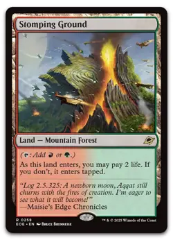 Stomping Ground #258 (LP) Edge of Eternities EOE Magic MTG - Image 1