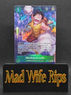 Monkey.D.Luffy Alt Art (OP16-034) | OP16 - The Time of Battle ENGLISH ONE PIECE - Image 3