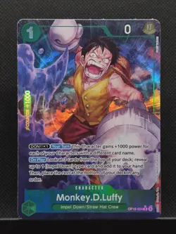 Monkey.D.Luffy Alt Art (OP16-034) | OP16 - The Time of Battle ENGLISH ONE PIECE - Image 4
