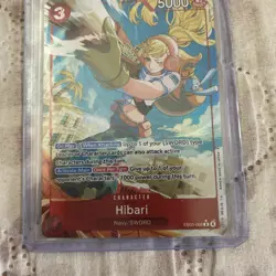 ONE PIECE - HIBARI - EB03-008 - ALT ART RARE - ENGLISH - EB03 - BRAND NEW - Image 2