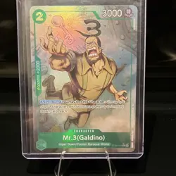 One Piece Card Game Mr.3 (Galdino) ST30-014 Starter Deck Ex Special Holo 3000 - Image 1
