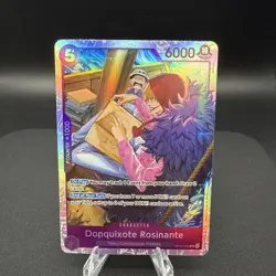 One Piece Card Game🏴‍☠COLOR: PURPLE OP10-072 DONQUIXOTE ROSINANTE SR FOIL NM - Image 1