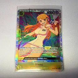 Bandai One Piece CCG Nami OP08-106 SR Two Legends Alt Art Holo 5000 5 EN - Image 3