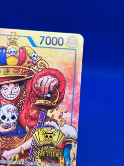 One Piece 2nd Anniversary Monkey D Luffy P-043 Regular Stamped Promo NM - Image 4