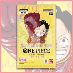 ONE PIECE ENGLISH TCG: OP07 500 YEARS IN THE FUTURE Pack Booster - Image 1