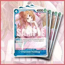 ONE PIECE TCG: Charlotte Pudding OP06-047 x4 Rare | Wings of the Captain 🔥 - Image 1