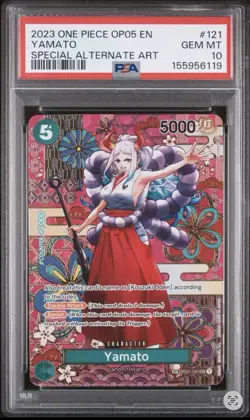 Yamato SP Foil OP01-121 Awakening of the New Era English One Piece TCG *PSA 10* - Image 1