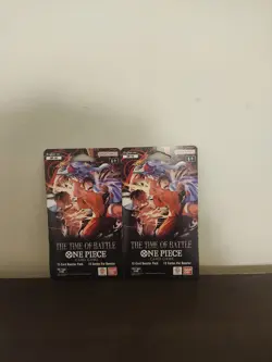 2X One Piece OP-16 The “Time of Battle” Sleeved Booster Pack English SEALED NEW - Image 3