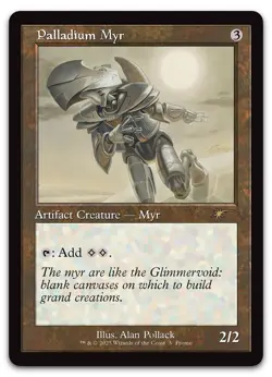 Palladium Myr (Retro Frame) #3 (NM) WPN & Gateway Promos WPN Magic MTG - Image 1