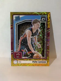 2024 Panini Donruss Optic Rated Rookie Pelle Larsson Gold International 1/10 - Image 1