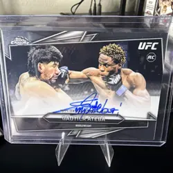 2026 Topps Chrome UFC Gautier Ateba Auto RC Rookie #BAV-AG Autograph On Card - Image 1