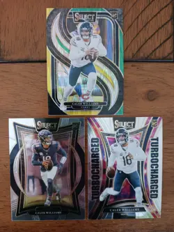 2024 Select - Football Caleb Williams 3 Card Rookie Shock Lot - Image 1