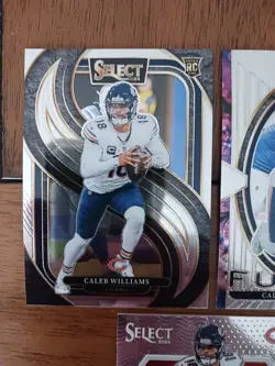 2024 Panini - Select Football Caleb Williams 3 Card Rookie Lot - Image 2