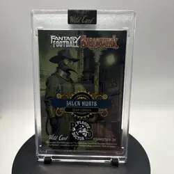 Wild Card Steampunk 2026 Plague Doctor Jalen Hurts Eagles True 1/1 FSPDPT09-JH - Image 2