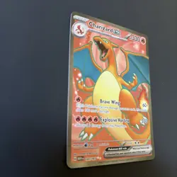 Charizard EX Holo Rare Pokemon TCG Card 183/165 Scarlet & Violet 151 NM - Image 2