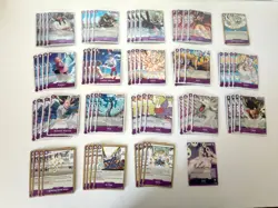 One Piece TCG OP15 Purple Enel Deck Core + 10 DON! Cards Set. - Image 1
