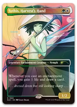 Sythis, Harvest's Hand (Rainbow Foil) #1963 (NM) Secret Lair Drop SLD Magic MTG - Image 1