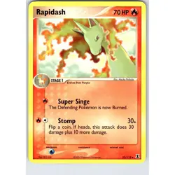 Rapidash 52/113 Delta Species Pokemon Card Reverse Holo LP TCG singles English - Image 1