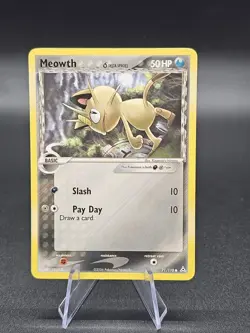 Meowth (Delta Species) 71/110 Holon Phantoms - Vintage 2006 Pokemon TCG Card - Image 1