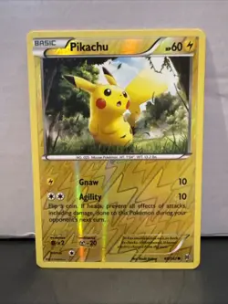 Pokemon Pikachu TCG Breakthrough Card 48/162 Regular Common Reverse Holo - Image 1