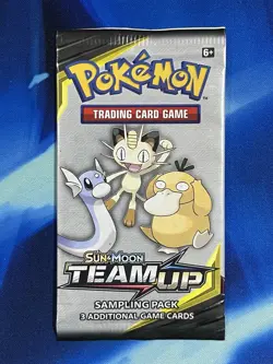 Sun & Moon Team Up Booster Pack Fun Pack 3 Card Nm M Sampling Pack Sample Lot X6 - Image 2