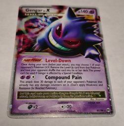 Pokemon Card - Gengar LV.X 97/99 Platinum Arceus Holo Ultra Rare Vintage TCG - Image 1