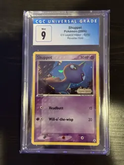 CGC 9 Shuppet 63/92 EX Legend Maker (2006) Reverse Holo Pokemon Card Mint - Image 1