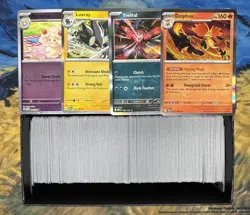 Pokemon TCG Bulk Lot ~ 550 Mixed Cards Common, Uncommon, Holo - CRI/PFL/MEG/POR - Image 1