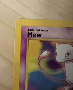 Pokemon Mew #8 Non-Holo Black Star Promo Card WOTC Movie 2000 Vintage - Image 3