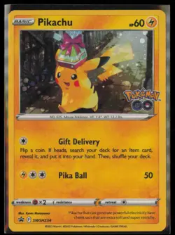 Pikachu - SWSH234 Pokemon TCG SWSH: Sword & Shield Promo Cards SWSD Holo NM - Image 1