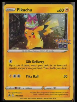 Pikachu - SWSH234 Pokemon TCG SWSH: Sword & Shield Promo Cards SWSD Holo NM - Image 1