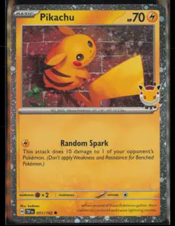 Pikachu (Pokemon Day 2026) 051/162 Miscellaneous Cards & Products MCAP Holo NM - Image 1