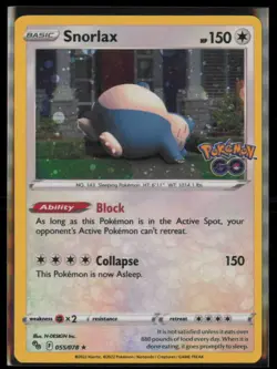 Snorlax 55/078 (Cosmos Holo) 055/078 Miscellaneous Cards & Products MCAP Holo NM - Image 1