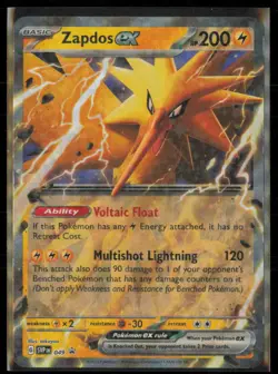 Zapdos ex - 049 SV: Scarlet & Violet Promo Cards SVP Holo NM - Image 1