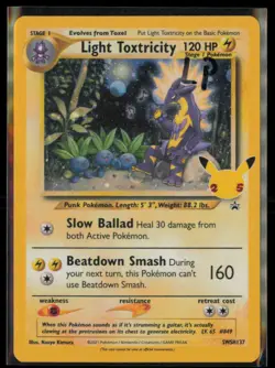 Light Toxtricity - SWSH137 SWSH: Sword & Shield Promo Cards SWSD Holo LP - Image 1