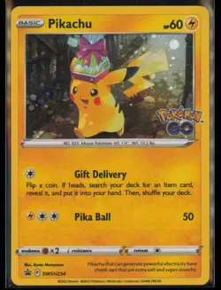 Pikachu - SWSH234 Pokemon TCG SWSH: Sword & Shield Promo Cards SWSD Holo NM - Image 1