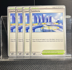 [4x Playset] Levincia 150/159 Sv09: Journey Together Pokemon TCG - Image 1