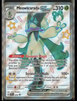 Meowscarada ex - 078 SV: Scarlet & Violet Promo Cards SVP Holo NM - Image 1