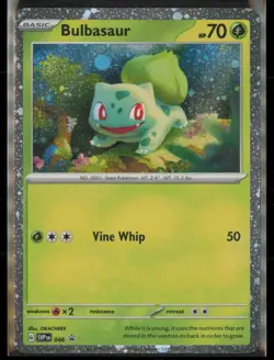 Bulbasaur (Cosmos Holo) 046 Pokemon SV: Scarlet & Violet Promo Cards SVP Holo NM - Image 1