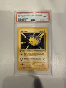 Pikachu 1st Edition Neo Genesis Card 70/111 Regular - Image 1